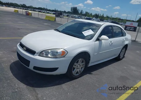 2014 Chevrolet Impala Limited Lt из США, поврежденный, VIN 2G1WB5E33E1153089